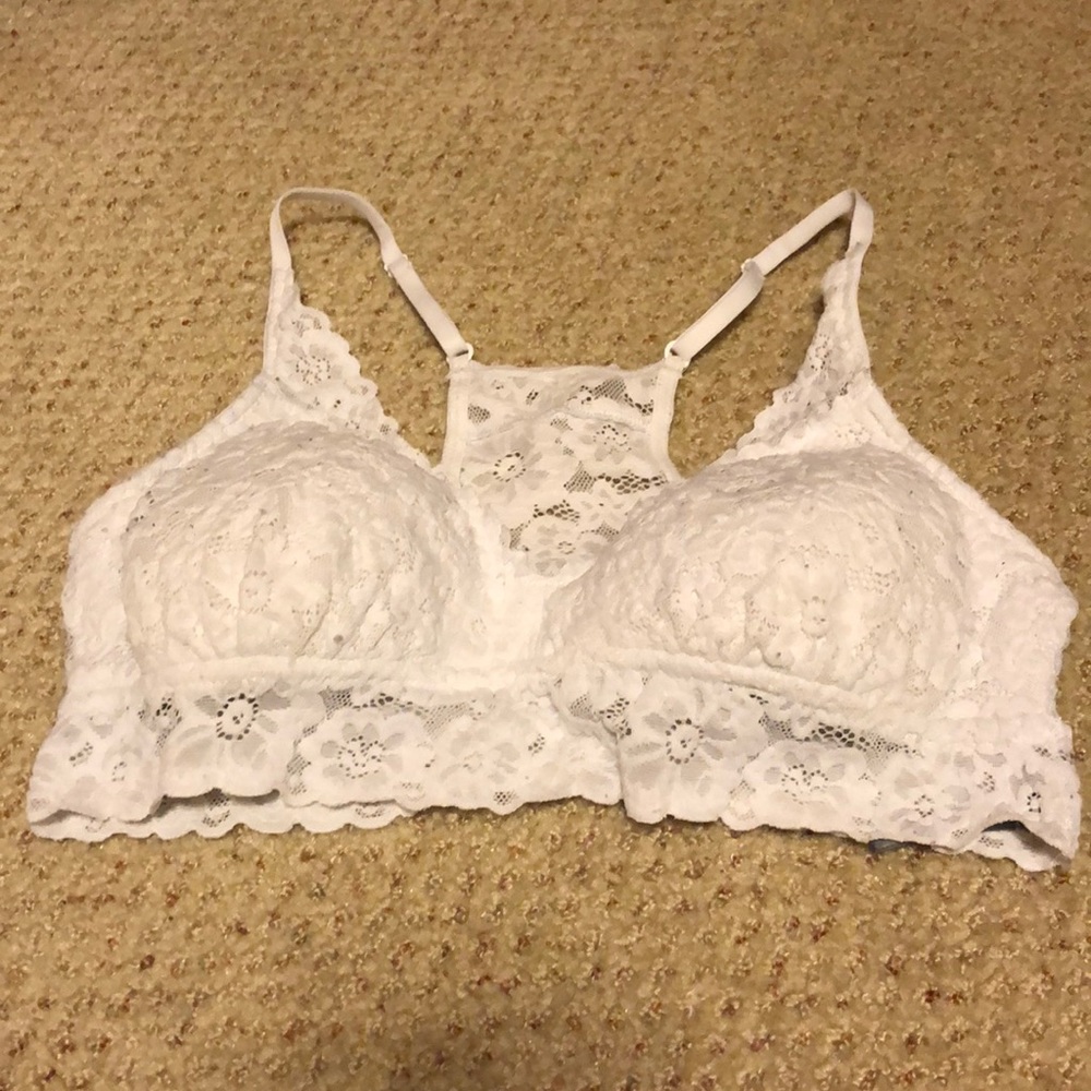 Aerie white lace bralette